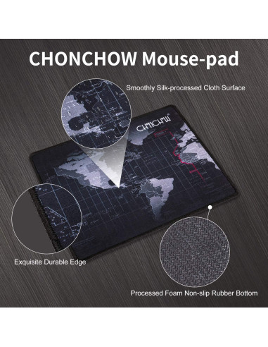 Combo Teclado y Ratón Gaming CHONCHOW TKL 87 Teclas LED RGB