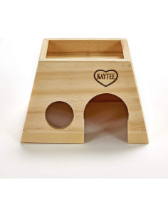 Escondite de Madera Kaytee Woodland Mediano 14.6x17.4 cm 2