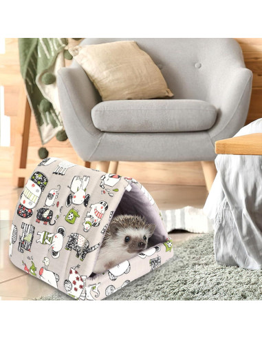 Escondite para Cobayas UPINS Lavable 17.3x18.8cm Gris Azul