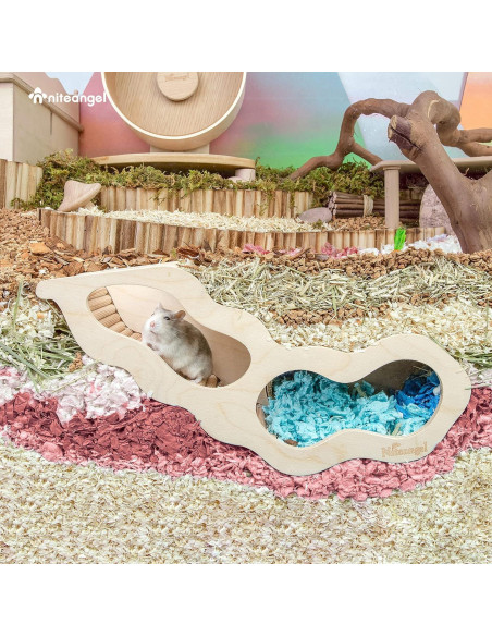 Casa para Hámster Niteangel con Escalera y Cueva 35.8x19.3cm