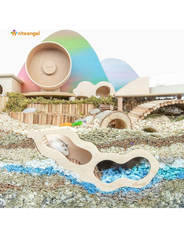 Casa para Hámster Niteangel con Escalera y Cueva 35.8x19.3cm