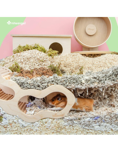 Casa para Hámster Niteangel con Escalera y Cueva 35.8x19.3cm