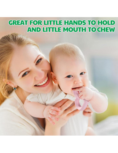 Mordedores de Silicona para Bebés 0-12 Meses - 8 Pack