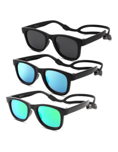 Gafas de Sol Polarizadas para Bebés COASION con Correa de Silicona