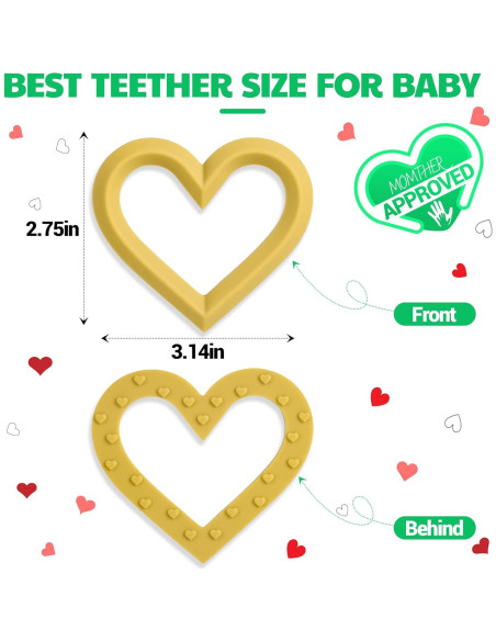 Mordedores de Silicona para Bebés 0-12 Meses - 8 Pack