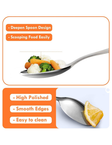 Juego de Cubiertos para Niños Lehoo Castillo 6 Piezas Acero Inoxidable