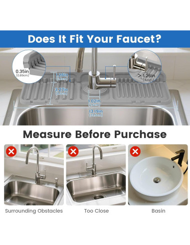 Alfombrilla de Silicona para Fregadero XLRZKJ - Tamaño L