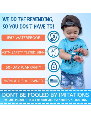 Reloj de Entrenamiento para el Baño Azul PottyWatch