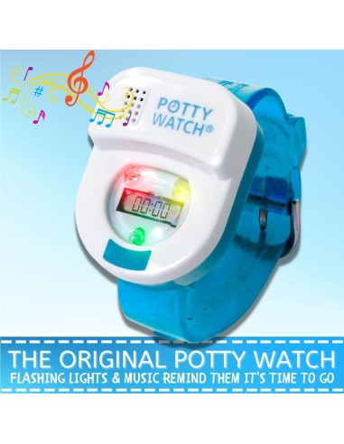 Reloj de Entrenamiento para el Baño Azul PottyWatch