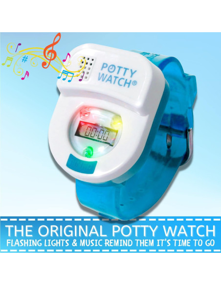 Reloj de Entrenamiento para el Baño Azul PottyWatch
