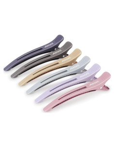 Clips de Cabello Profesionales AIMIKE Morandi 6 Piezas 10.9 cm