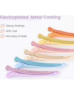 Conjunto de Clips para Estilizar el Cabello AIMIKE 12pcs Macaron 2