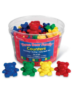 Juego de Contadores de Osos Learning Resources - Set 80 Piezas