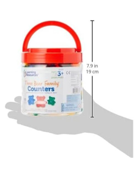 Juego de Contadores de Osos Learning Resources - Set 80 Piezas