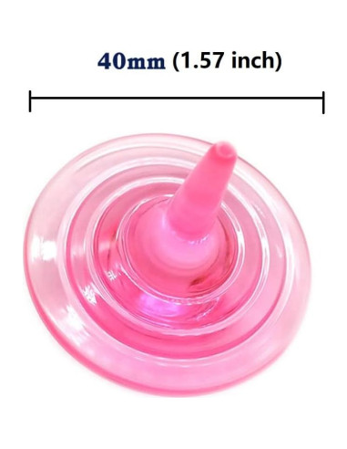 Trompos de Acrílico para Niños SPRMUD - 12 PCS Coloridos