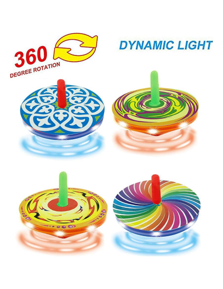 Set de 24 Trompos Mini Giratorios LED Liberty Imports Set de 24 Trompos Mini Giratorios LED Liberty Imports