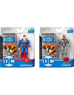 Figura de Acción DC Comics Superman y Cyborg 10 cm 2-Pack 2