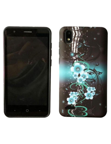 Funda TPU Flexible PhoneTastic para ZTE Z1 Gabb Wireless - Aqua Teal Funda TPU Flexible PhoneTastic para ZTE Z1 Gabb Wireless - Aqua Teal