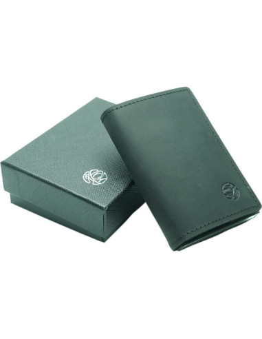 Cartera Slim Pacer Go de Aluminio y Cuero con Bloqueo RFID