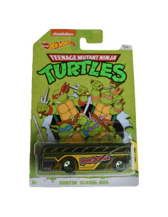 Furgoneta de Fiesta TMNT Hot Wheels 1:64 Verde