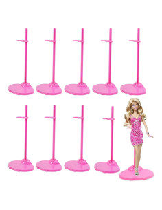 Soportes para Muñecas Barbie MEIJIAYOU - 10PCS Rosados