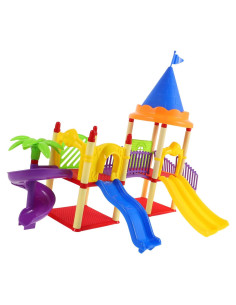 Parque Infantil Miniatura Toyvian con Deslizadero 46x34cm
