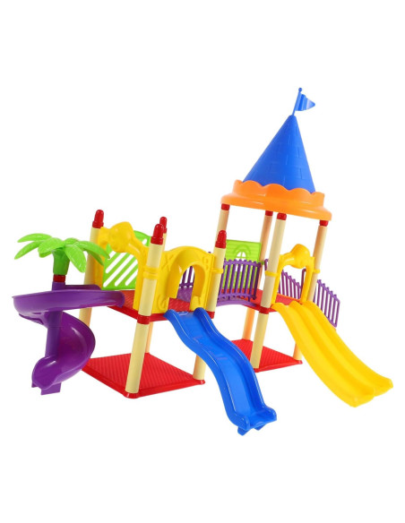 Parque Infantil Miniatura Toyvian con Deslizadero 46x34cm