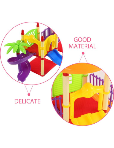 Parque Infantil Miniatura Toyvian con Deslizadero 46x34cm