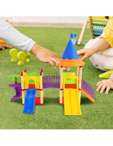 Parque Infantil Miniatura Toyvian con Deslizadero 46x34cm