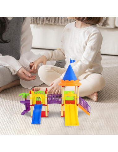 Parque Infantil Miniatura Toyvian con Deslizadero 46x34cm