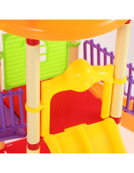 Parque Infantil Miniatura Toyvian con Deslizadero 46x34cm