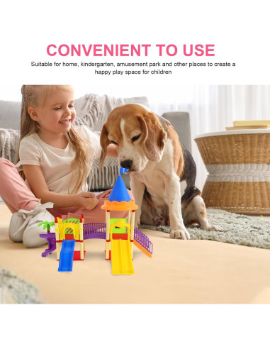 Parque Infantil Miniatura Toyvian con Deslizadero 46x34cm