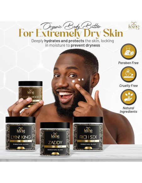 Manteca Corporal Orgánica KXNG 113g - Hidratante para Piel