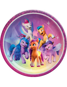 Suministros Fiesta My Little Pony Único - 16 Platos 23cm, 16 Servilletas 16.5cm 2