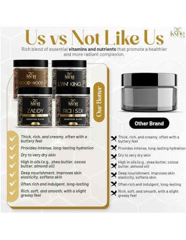 Manteca Corporal Orgánica KXNG 113g - Hidratante para Piel