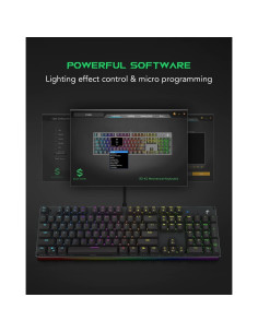 Teclado Mecánico RGB Black Shark K2 104 Teclas Programable 2