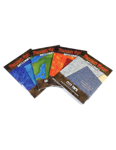 Kit Esencial de Mapas RPG Dungeon Craft - 4 Paquetes