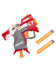 Lanzador Nerf Fortnite Microshots E6745 con 2 Dardos Elite