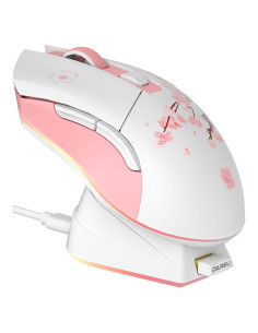 Ratón Gaming Inalámbrico DAREU Sakura Pink 12K DPI RGB