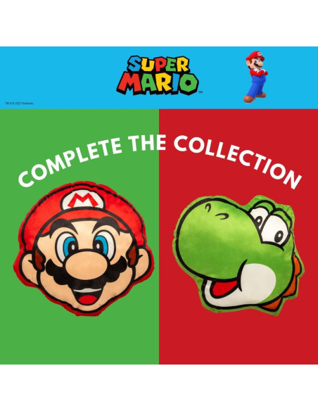 Almohada Decorativa Super Mario Franco 40.6 cm Suave