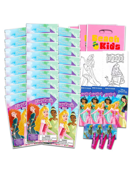 Paquete de Juego para Colorear Princesas Disney - 24 Piezas