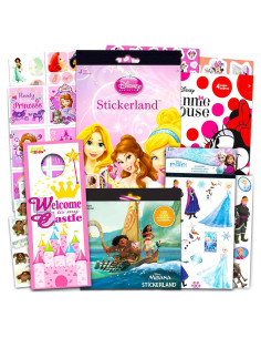 Conjunto de Stickers Disney para Niñas - 750 Stickers de Princesas