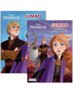 Conjunto de Libros para Colorear Disney Frozen 2 con Stickers 2