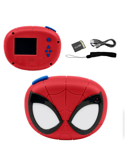 Cámara Digital para Niños eKids Spiderman 16MP con Tarjeta SD