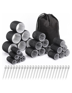 Juego de Rulos para Cabello Shynek 24 Piezas con Clips