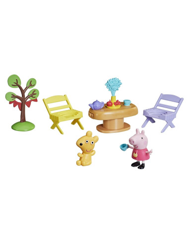 Juego de Té Peppa Pig Hasbro con Figura y 5 Accesorios