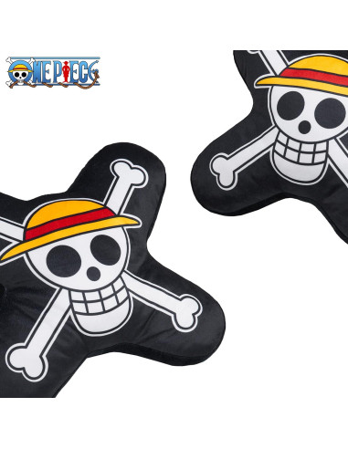 Cojín de Sofá One Piece 42.93 cm de Felpa Multicolor