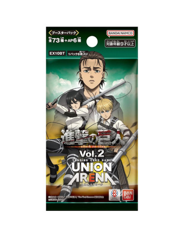 Paquete de Refuerzo Bandai Union Arena Ataque de Titanes Vol.2