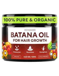 Aceite de Batana RICHGRAND 100% Orgánico para Crecimiento Capilar