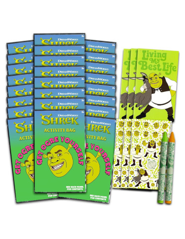 Conjunto de Favoritos de Cumpleaños Shrek - 24 Paquetes de Juego
